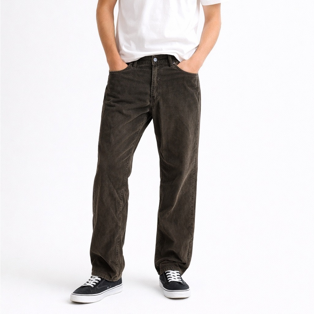 J. CREW Men’s Vintage Corduroy Pants Style 96093 W36 L30 Brown